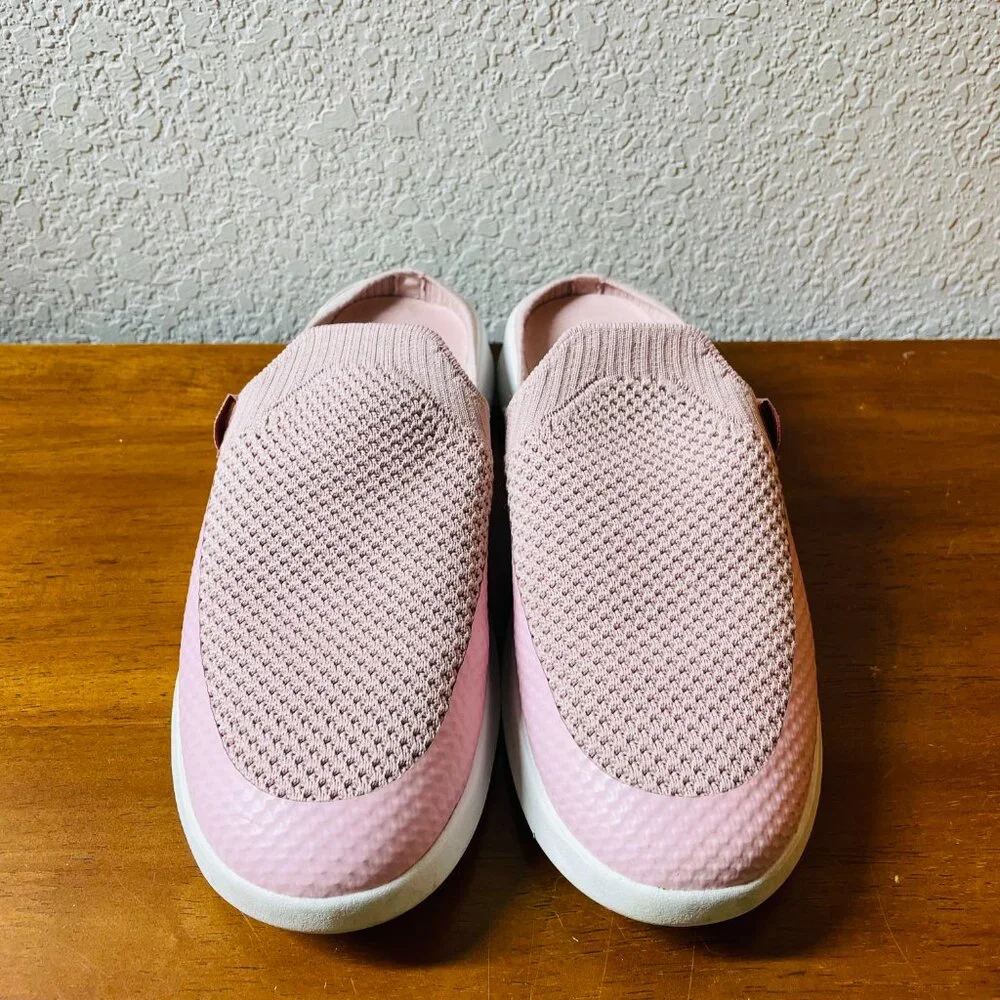 Koolaburra By UGG Womens Pink Round Toe Slip On Comfort Renee Sneaker Mules Sz 8 - Picture 2 of 9